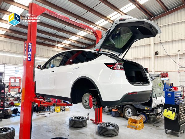 tesla tyre rotation and alignment maintenance service